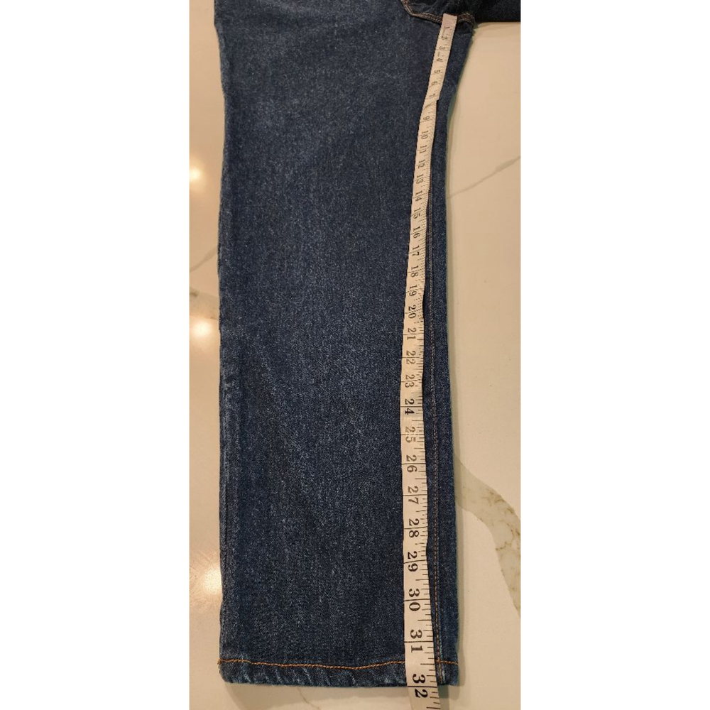Vintage Levi's Button Fly High Waist Jeans Made USA 501 Style Selvedge Denim 24 - Picture 8 of 12